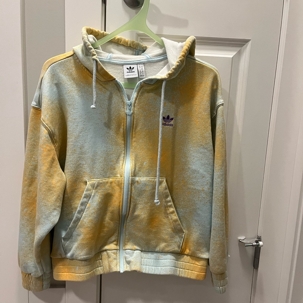 Adidas Splatter Zip Hoodie